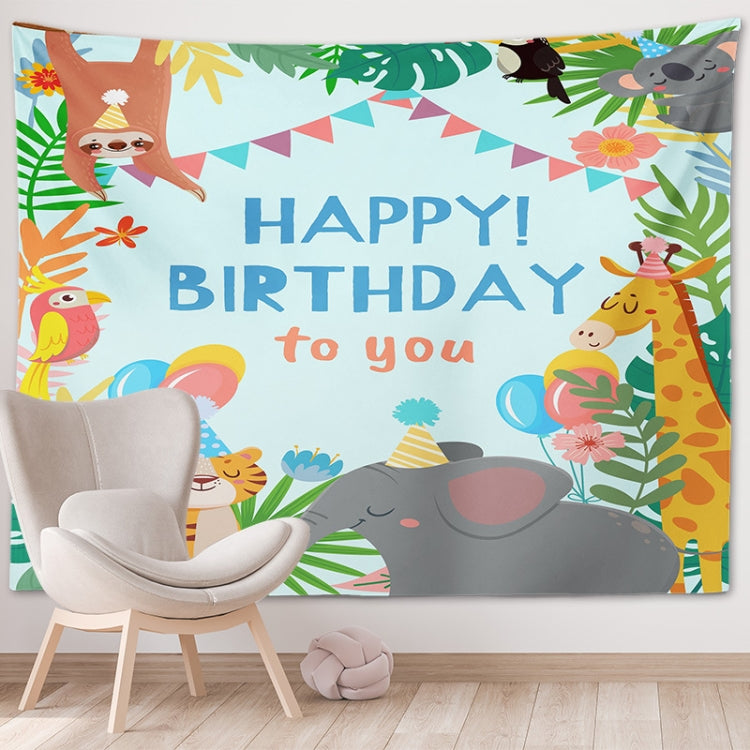 Happy Birthday Photo Backdrop Party Decoration Tapestry, Size: 150x100cm(GT56-3) - Camera Accessories by buy2fix | Online Shopping UK | buy2fix