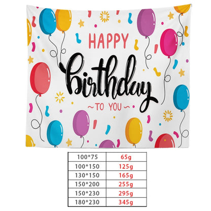 Happy Birthday Photo Backdrop Party Decoration Tapestry, Size: 150x100cm(GT56-7) - Camera Accessories by buy2fix | Online Shopping UK | buy2fix