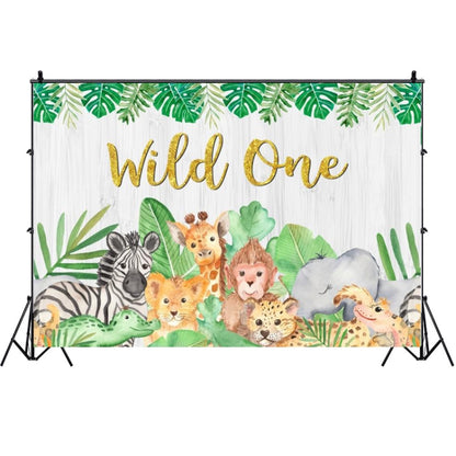 MDM07470 1.5m x 1m Animal Forest Cartoon Birthday Party Banquet Decoration Photo Background Cloth - Camera Accessories by buy2fix | Online Shopping UK | buy2fix