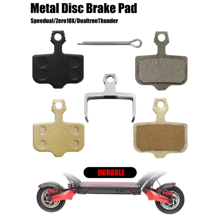 Mountain Bike Resin Semi-Metal Brake Pads(Gold) - Outdoor & Sports by buy2fix | Online Shopping UK | buy2fix