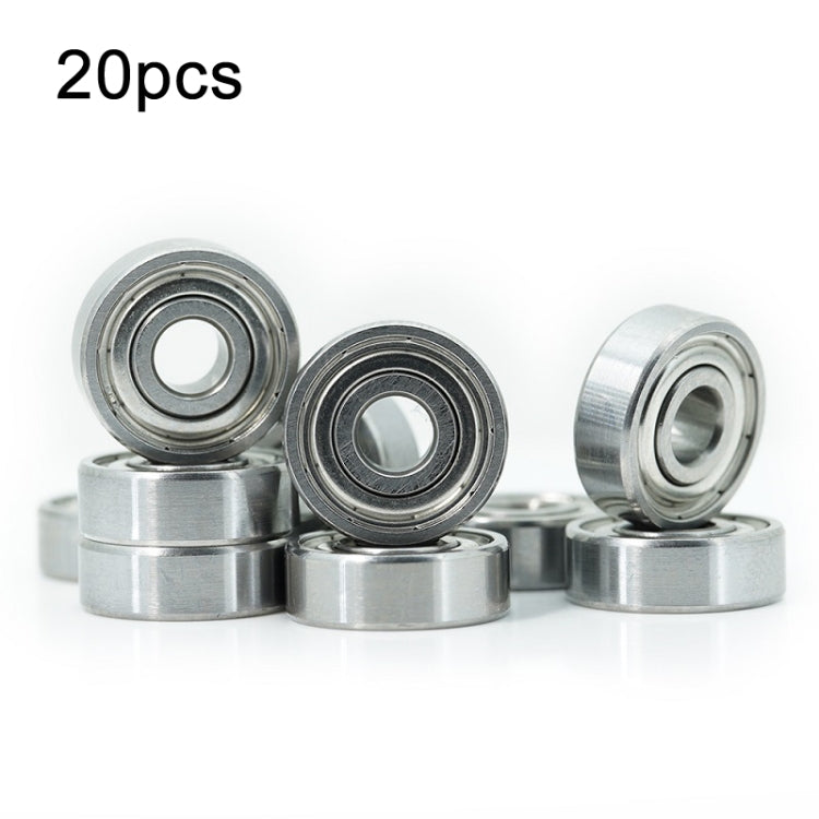 604zz 20pcs Miniature Bearings Silent Deep Groove Ball Bearings - Bearing by buy2fix | Online Shopping UK | buy2fix