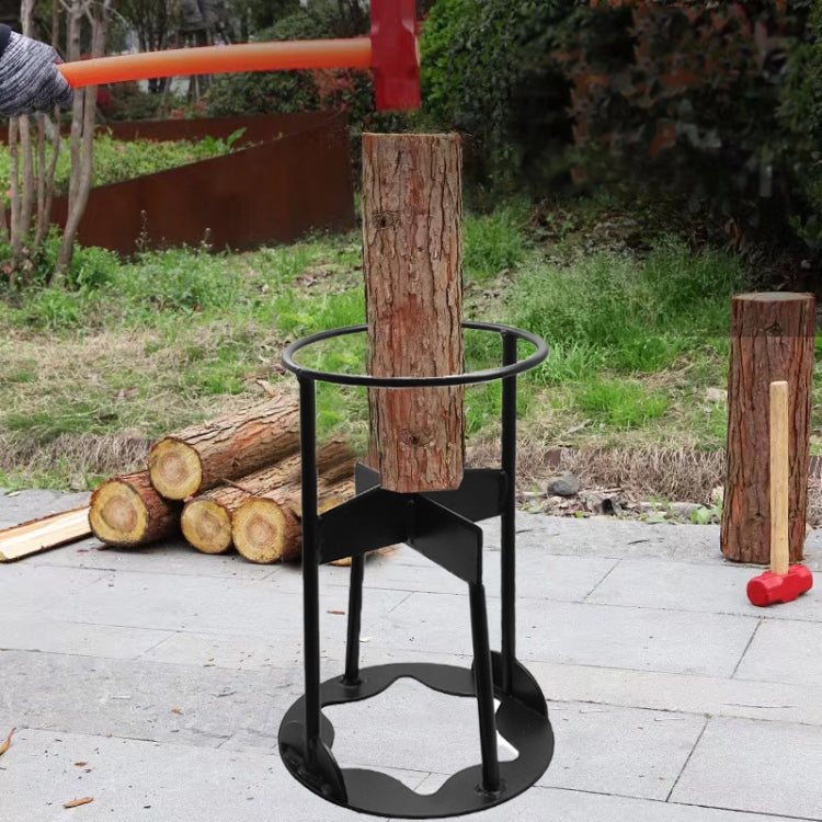 Cross Firewood Kindling Splitter Manual Log Splitter with Carbon Steel Cutter Head, Model: Small - Wood Chopping Tool by buy2fix | Online Shopping UK | buy2fix
