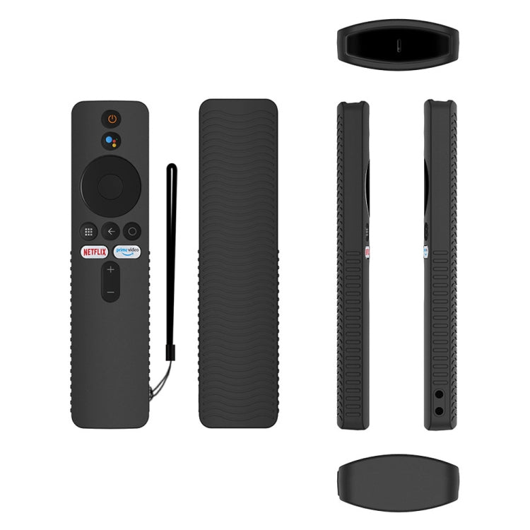 For Xiaomi 4K TV Stick Y48 Remote Control Anti-Drop Silicone Protective Cover(Black) - Consumer Electronics by buy2fix | Online Shopping UK | buy2fix