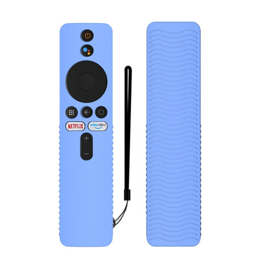 For Xiaomi 4K TV Stick Y48 Remote Control Anti-Drop Silicone Protective Cover(Luminous Blue) - Consumer Electronics by buy2fix | Online Shopping UK | buy2fix