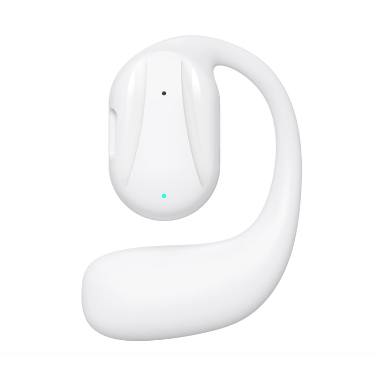 YJ77 Bluetooth 5.2 Ear-mounted OWS Bone Conduction Headset(Left Ear White) - Bluetooth Earphone by buy2fix | Online Shopping UK | buy2fix