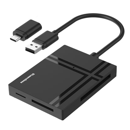 Blueendless C5U3 Type-C/USB-C 5-In-1 CF/XD/TF/SD/MS Card Reader(5 In 2) -  by Blueendless | Online Shopping UK | buy2fix