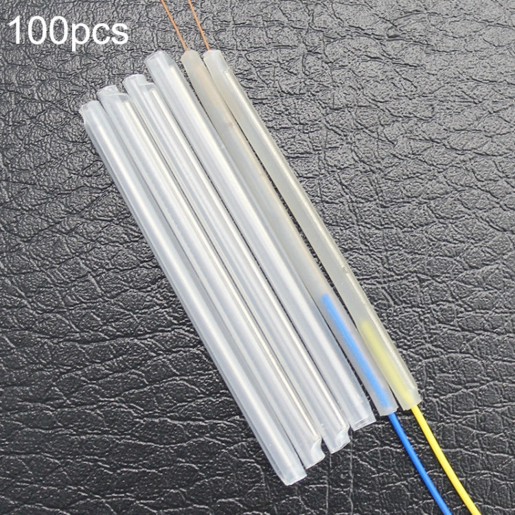 P2102-60 100pcs Optical Fiber Thermal Tube Bare Fiber Special Transparent Tubes - Adapter by buy2fix | Online Shopping UK | buy2fix