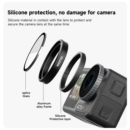 For DJI OSMO Action 3 TELESIN ND CPL Filter Set Aluminium Alloy Frame Lens(CPL+ND8/16/32 Set) - DJI & GoPro Accessories by TELESIN | Online Shopping UK | buy2fix