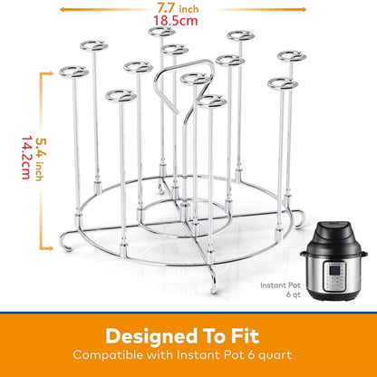 6QT Skewer Stand Grill Dehydrator Rack Air Fryer Accessories - Kitchen Machine Accessories by buy2fix | Online Shopping UK | buy2fix