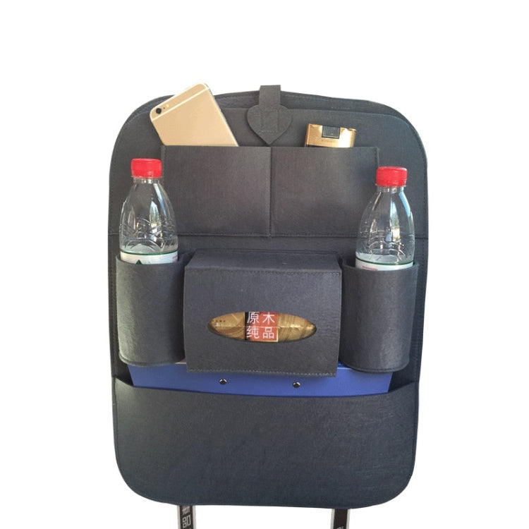 Car Multifunctional Seat Back Storage Hanging Bag, Size: 40x56cm(Colorful Gray) - In Car by buy2fix | Online Shopping UK | buy2fix