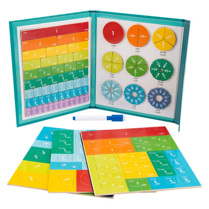 Fraction Learning Math Toy Magnetic Number Breakdown Puzzle - Early Education Toys by buy2fix | Online Shopping UK | buy2fix