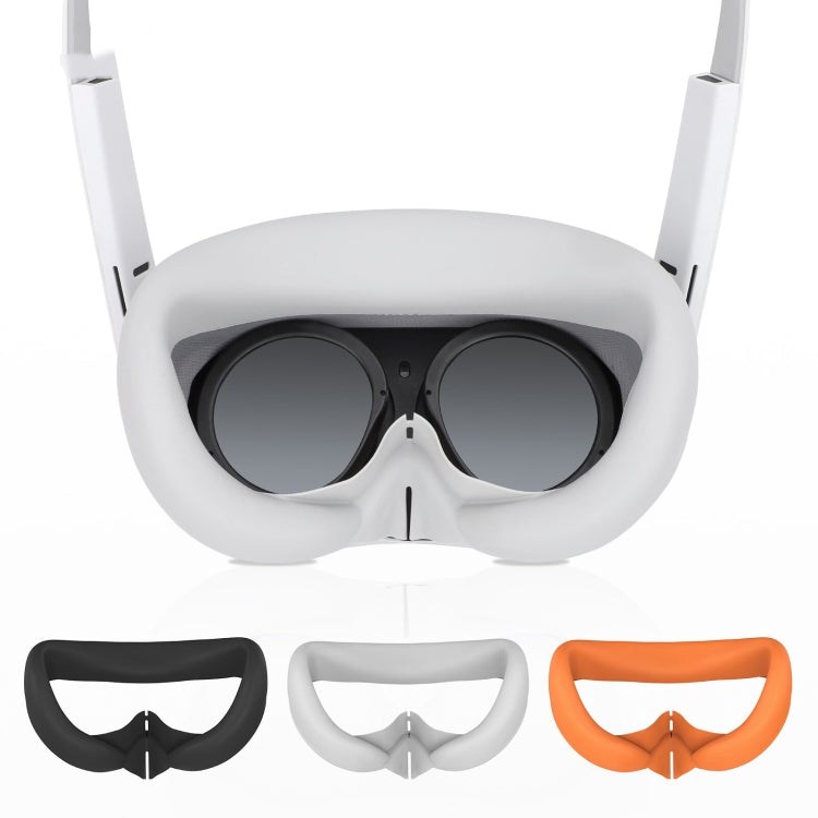 For PICO 4 Hifylux PC-PF26 Silicone Eye Mask VR Glasses Sweat-proof Blackout Case(Gray White) - Consumer Electronics by Hifylux | Online Shopping UK | buy2fix