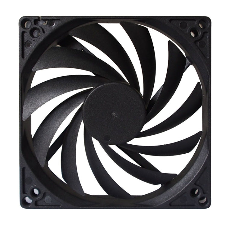 FANNER Ice Soul F10015 Desktop Computer Radiator PWM Intelligent Speed Regulation Ultra-thin Chassis Fan(Black) - Fan Cooling by FANNER | Online Shopping UK | buy2fix