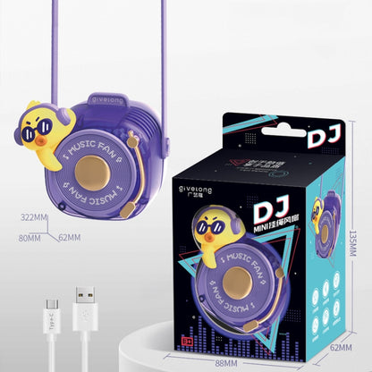 GL120-123 Hanging Neck Fan Summer Handheld USB Portable Mini Fan(Pink) - Electric Fans by buy2fix | Online Shopping UK | buy2fix