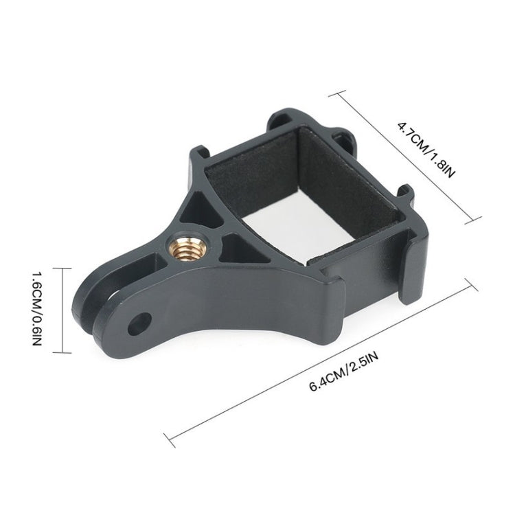 Black RCSTQ for DJI Pocket 2 Expansion Adapter Holder Camera Fixed Connection Accessories - Mount & Holder by RCSTQ | Online Shopping UK | buy2fix