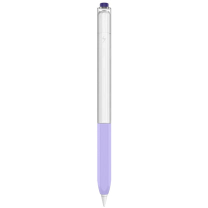 For Apple Pencil 2 AhaStyle PT-LC05 Jelly Style Translucent Silicone Protective Pen Case(Purple) - Pencil Accessories by AhaStyle | Online Shopping UK | buy2fix