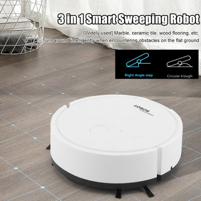 3 in 1 Mini Vacuum Cleaner Intelligent Sweeping Robot(Black) - Robot Vacuum Cleaner by buy2fix | Online Shopping UK | buy2fix