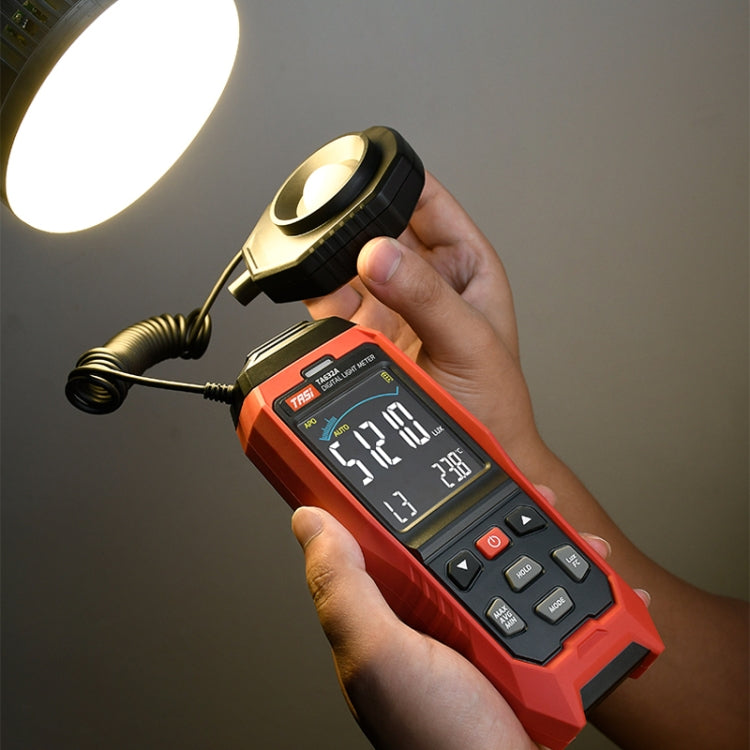 TASI TA632A Digital Illuminance Meter Lumen Tester Brightness Meter - Light & Sound Meter by TASI | Online Shopping UK | buy2fix