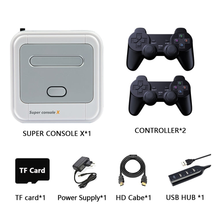 Super Console X 256GB 50000+ Games Wireless 4K HD 3D Double Game Console Box, US Plug - Pocket Console by buy2fix | Online Shopping UK | buy2fix