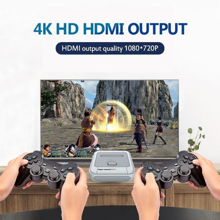 Super Console X 128G 40000+ Games Wireless 4K HD 3D Double Game Console Box, AU Plug - Pocket Console by buy2fix | Online Shopping UK | buy2fix