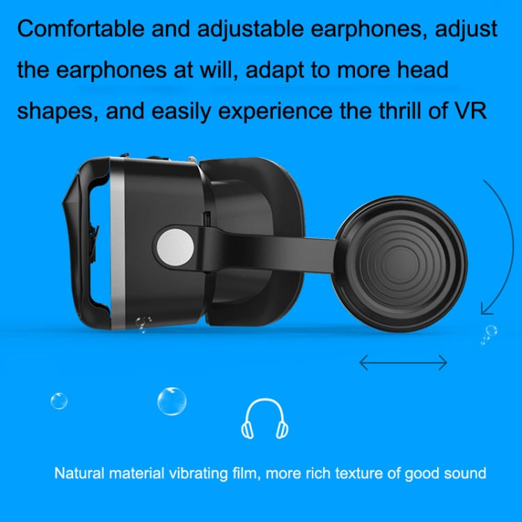 Headphone Version 3D Virtual Reality VR Glasses(Black) - VR Headset by buy2fix | Online Shopping UK | buy2fix