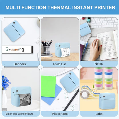 C17 Bluetooth Pocket Mini Label Printer Inkless Thermal Printer Wireless Photo Printer(Blue) - Printer by buy2fix | Online Shopping UK | buy2fix