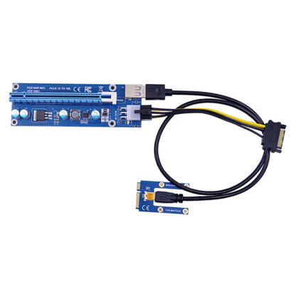 PCE164P-N03 VER006C Mini PCI-E 1X To 16X Riser For Laptop External Image Card, Spec: Blackboard 6pin - Add-on Cards by buy2fix | Online Shopping UK | buy2fix