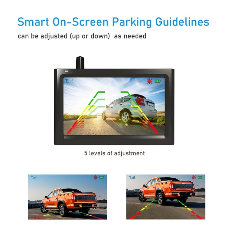 Solar HD Wireless Integrated License Plate Frame Display Camera - Rear View Cameras by buy2fix | Online Shopping UK | buy2fix