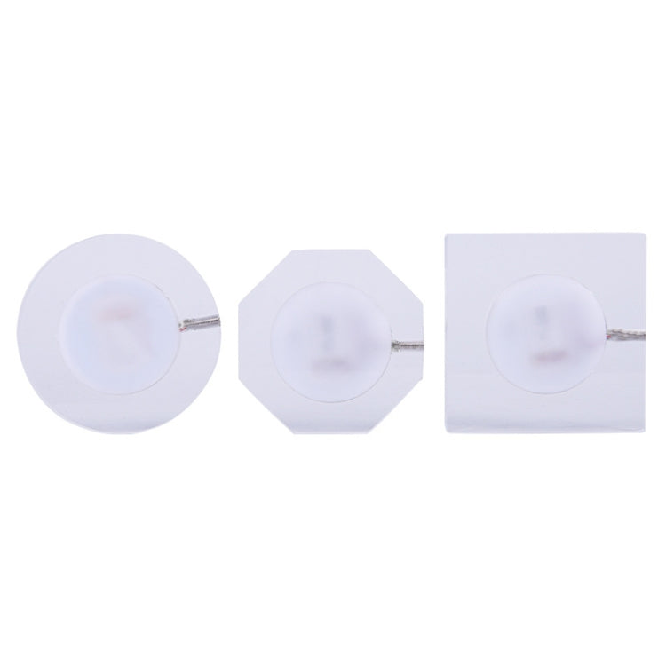 100x4mm Round LED Light Up Acrylic Coaster Transparent Crystal Base(Colorful Light) - Car Drink Holders by buy2fix | Online Shopping UK | buy2fix