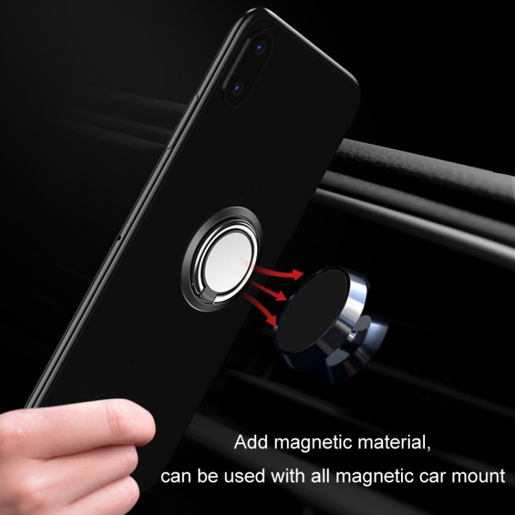 5pcs Car Magnetic Metal Ring Buckle Mobile Phone Holder(Black) - Ring Holder by buy2fix | Online Shopping UK | buy2fix