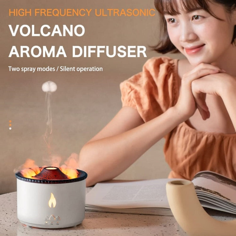 Volcanic Essential Oil Aroma Diffuser Ultrasonic Air Humidifier, Model: Full Split Remote Control(US Plug) - Air Purifiers & Accessories by buy2fix | Online Shopping UK | buy2fix