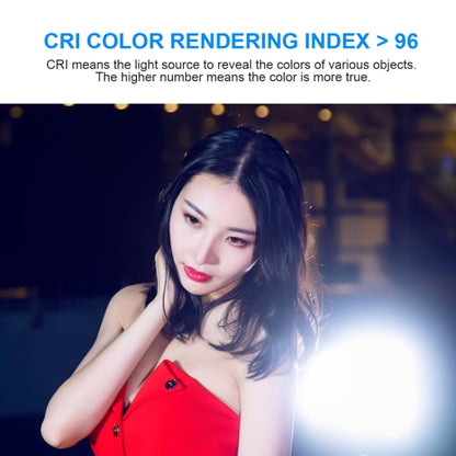 Pixel P50 Dual Color Temperature Flat Panel Fill Light 45W Soft Outdoor Shooting Fill Light For Straight Photography(Lamp+EU Plug Adapter) -  by Pixel | Online Shopping UK | buy2fix