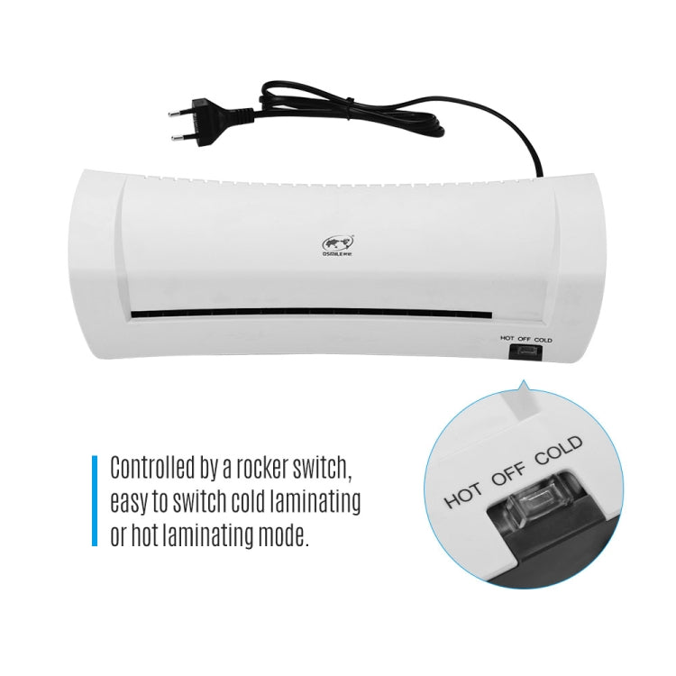 Osmile SL200 A4 Photo Cold and Hot Laminating Machine 340mm/min Speed US Plug - Photo Film Covering Machine by Osmile | Online Shopping UK | buy2fix