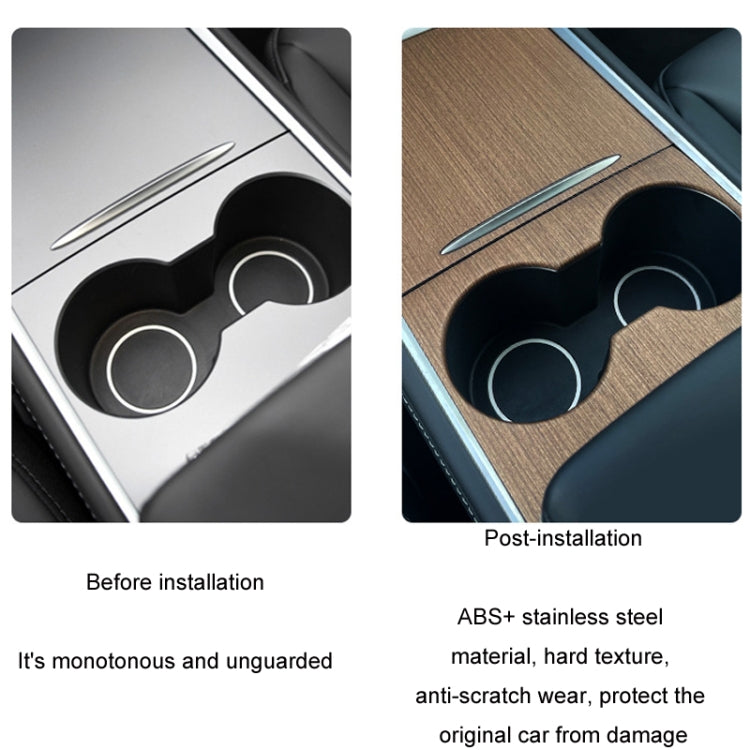 For Tesla Model3/Y Central Control Panel Modification Anti-Scratch Protective Sticker(Carbon Fiber Matte) - Car Interior Mouldings by buy2fix | Online Shopping UK | buy2fix