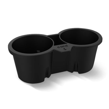 For Tesla Model3/Y Central Control Storage Silicone Cup Stopper(Black) - Car Drink Holders by buy2fix | Online Shopping UK | buy2fix