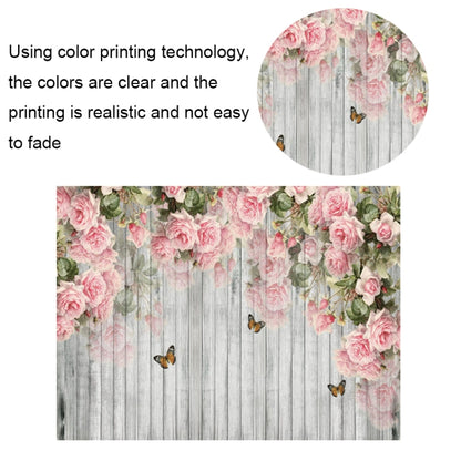 1.25x0.8m Wood Grain Flower Branch Props 3D Simulation Photography Background Cloth, Style: C-4035 - Wood Floor by buy2fix | Online Shopping UK | buy2fix