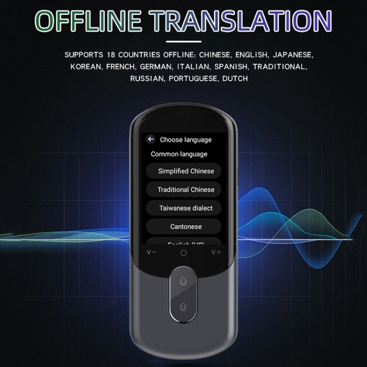 2.88-inch HD Screen WiFi Translator 139 Languages Voice Translator Photo Recording Translator Pen(White) -  by buy2fix | Online Shopping UK | buy2fix