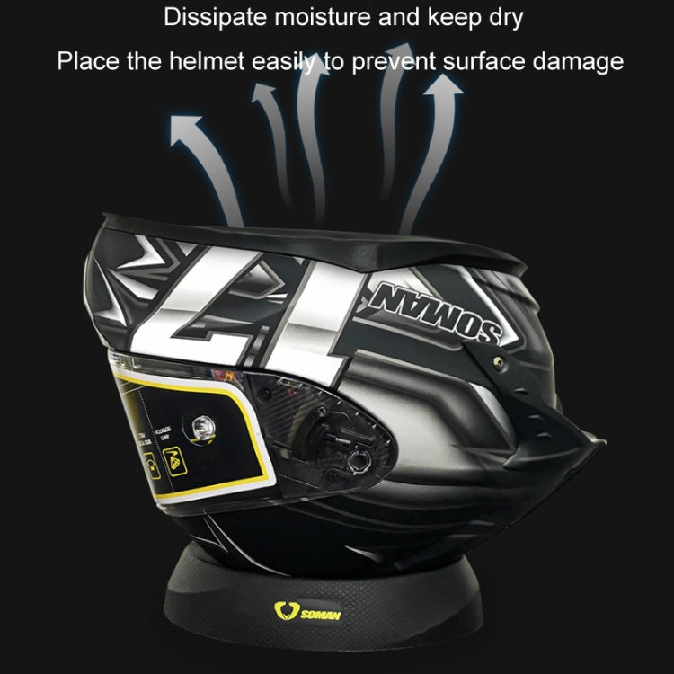 SOMAN Multifunctional Helmet Support Pad Anti-slip Protective Support Base(Black) - Helmets by SOMAN | Online Shopping UK | buy2fix