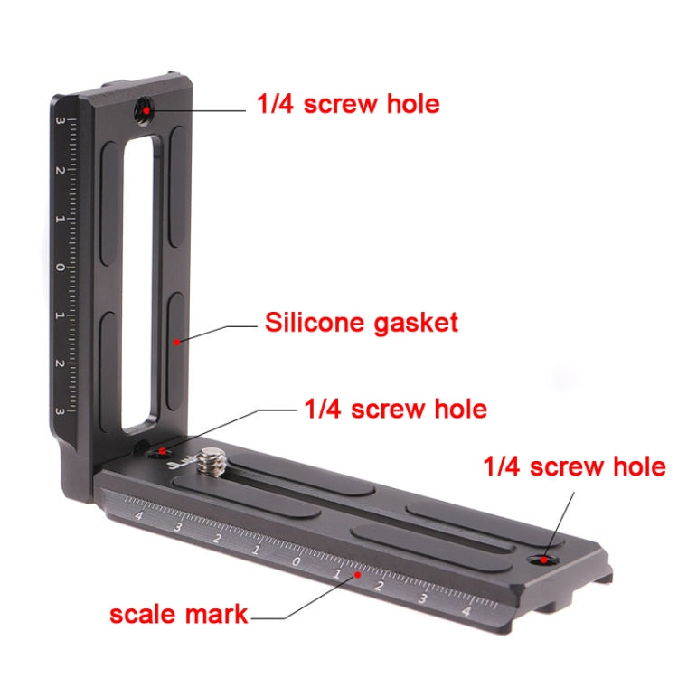 JLWIN Quick Release Plate L Bracket Plate for DJI Ronin RS2 RSC2 RS3 Gimbal Stabiliser - L-Bracket by JLWIN | Online Shopping UK | buy2fix