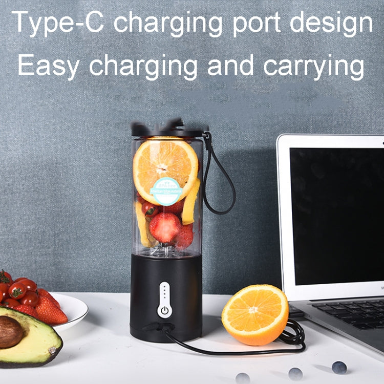 Portable Multifunctional USB Rechargeable Juice Extractor Cup Mini Electrical Juicer(White) - Electric juicers by buy2fix | Online Shopping UK | buy2fix