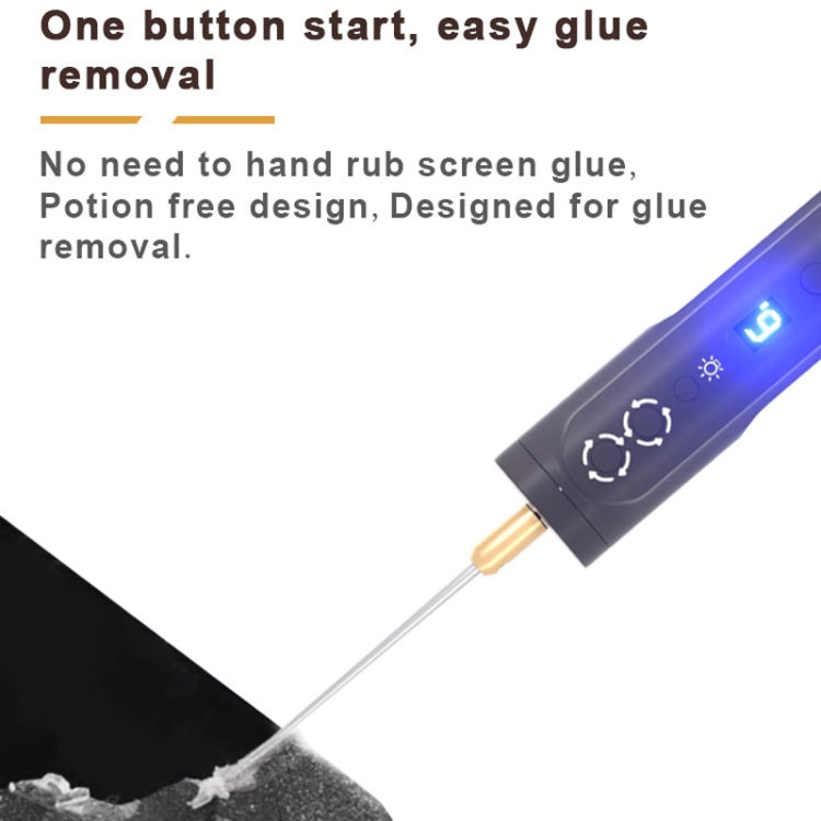 BAKU BK-R12 Electric Glue Remover Phone Repair OCA Glue Removing Tool With Light - Dust Remove Tool by Baku | Online Shopping UK | buy2fix