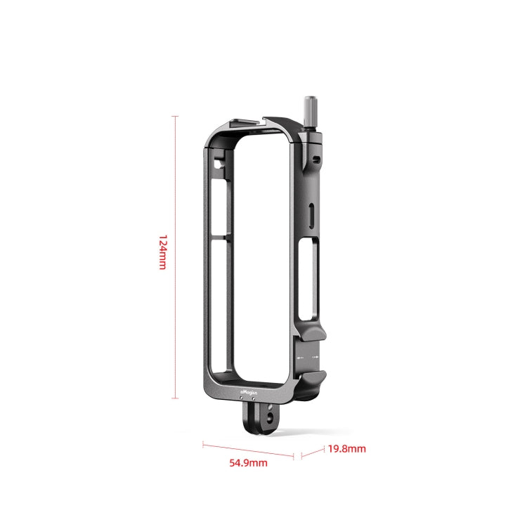 For Insta360 X3 AMagisn Metal Rabbit Cage Protective Frame Accessories, Spec: With Lens Cover - Mount & Holder by aMagisn | Online Shopping UK | buy2fix