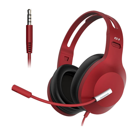 Edifier HECATE G1 Standard Edition Wired Gaming Headset with Anti-noise Microphone, Cable Length: 1.3m(Red) - Multimedia Headset by Edifier | Online Shopping UK | buy2fix