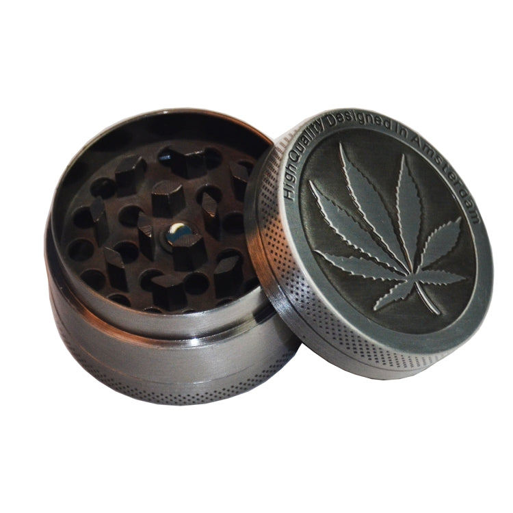 2 PCS Weed Grinder Metal Stainless Steel Maple leaf Type Herbal Herb Tobacco Grinder, Size:30MM 3 laryers - Home & Garden by buy2fix | Online Shopping UK | buy2fix