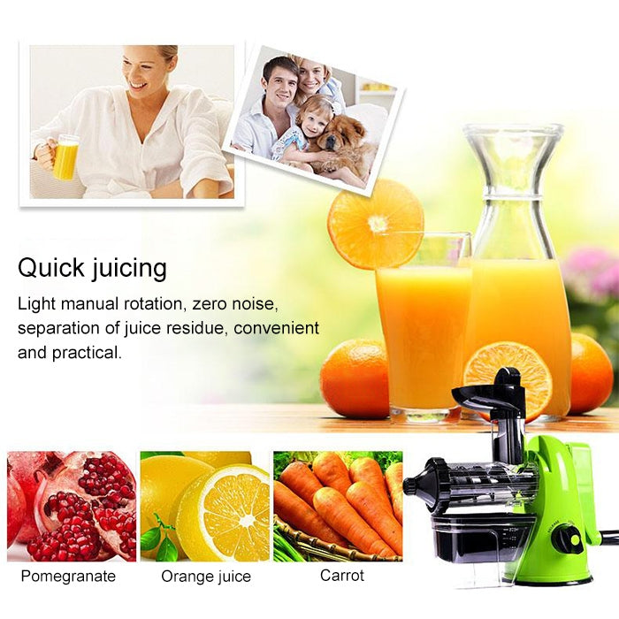 Multifunction Home Manual Juicer Apple Orange Wheatgrass Portable DIY Juicer(Green) - Home & Garden by buy2fix | Online Shopping UK | buy2fix