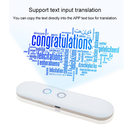 T4 Portable AI Smart Voice Translator Business Travel Real Time Translation Machine Support 42 Languages (Blue) - Consumer Electronics by buy2fix | Online Shopping UK | buy2fix