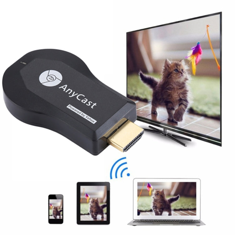 AnyCast M9 Plus Wireless WiFi Display Dongle Receiver Airplay Miracast DLNA 1080P HDMI TV Stick for iPhone, Samsung, and other Android Smartphones - Consumer Electronics by buy2fix | Online Shopping UK | buy2fix