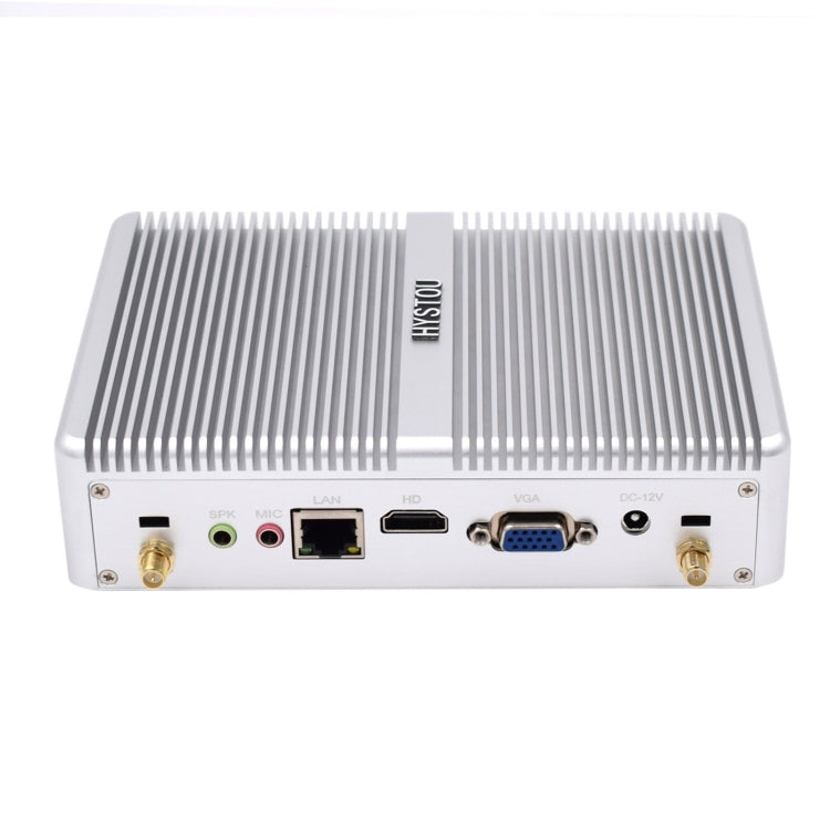 HYSTOU H2 Windows / Linux System Mini PC, Intel Core I3-7167U Dual Core Four Threads up to 2.80GHz, Support mSATA 3.0, 4GB RAM DDR4 + 256GB SSD (White) - Windows Mini PCs by HYSTOU | Online Shopping UK | buy2fix