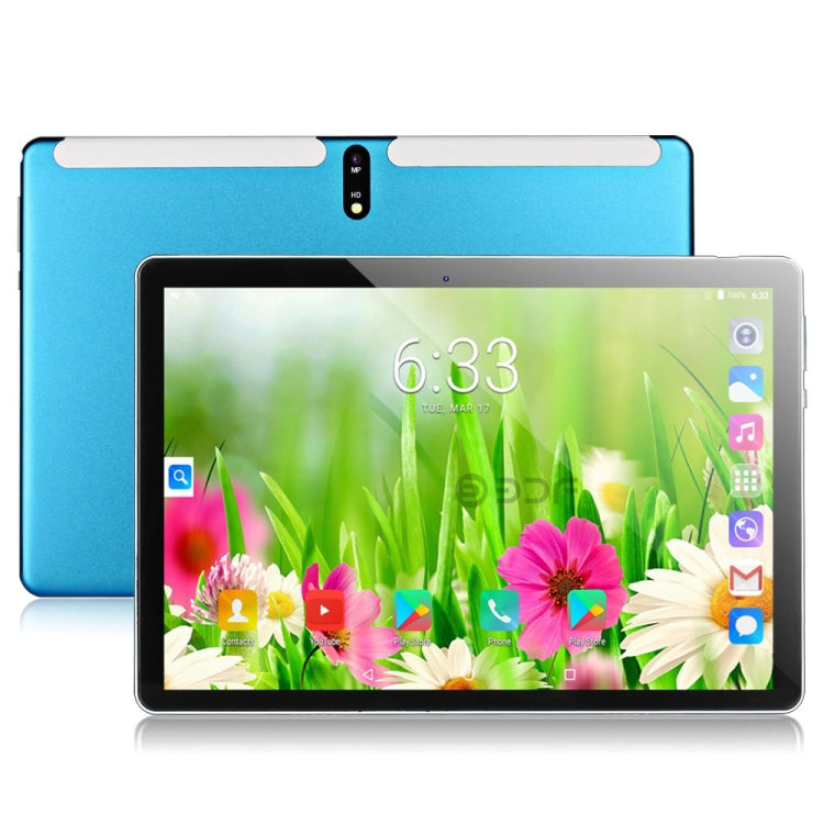 BDF M107 4G Phone Call Tablet PC, 10.1 inch, 4GB+64GB, Android 11, MTK6762 Octa Core, Support Dual SIM & Bluetooth & WiFi & GPS, EU Plug(Blue) - BDF by buy2fix | Online Shopping UK | buy2fix