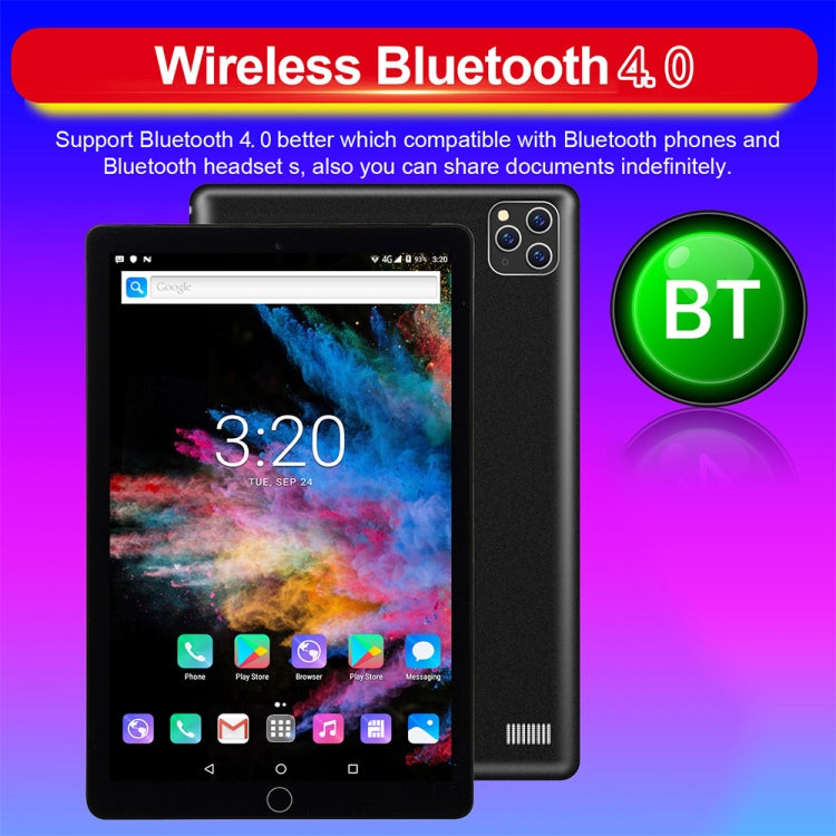 BDF A10 3G Phone Call Tablet PC, 10 inch, 2GB+32GB, Android 9.0, MTK8321 Octa Core Cortex-A7, Support Dual SIM & Bluetooth & WiFi & GPS, EU Plug(Purple) - BDF by BDF | Online Shopping UK | buy2fix